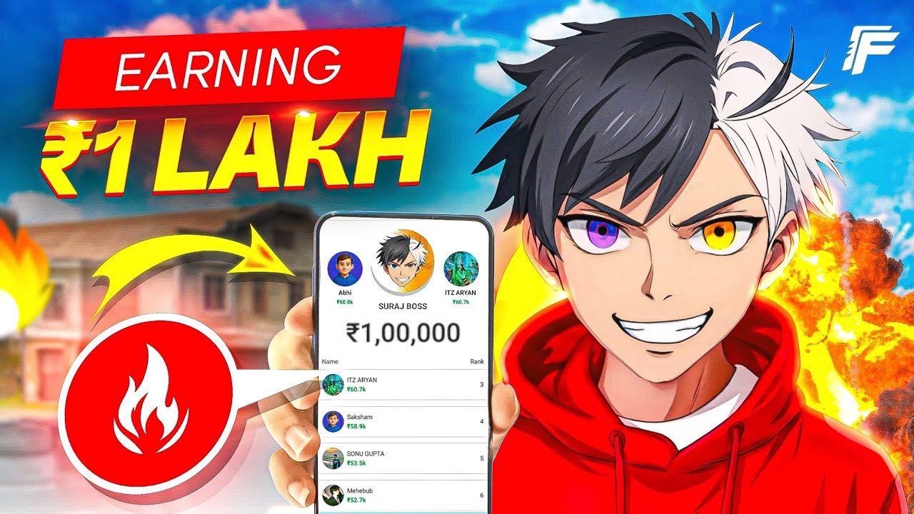 I EARN 1 LAKH MONEY π± || BY PLAYING FREE FIRE SOLO TOURNAMENT HOW π³βοΈ