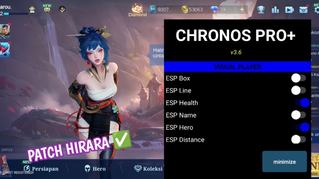 CHEAT MOD MENU MOBILE LEGENDS 2.1.88 VERSION ANTI BANNED