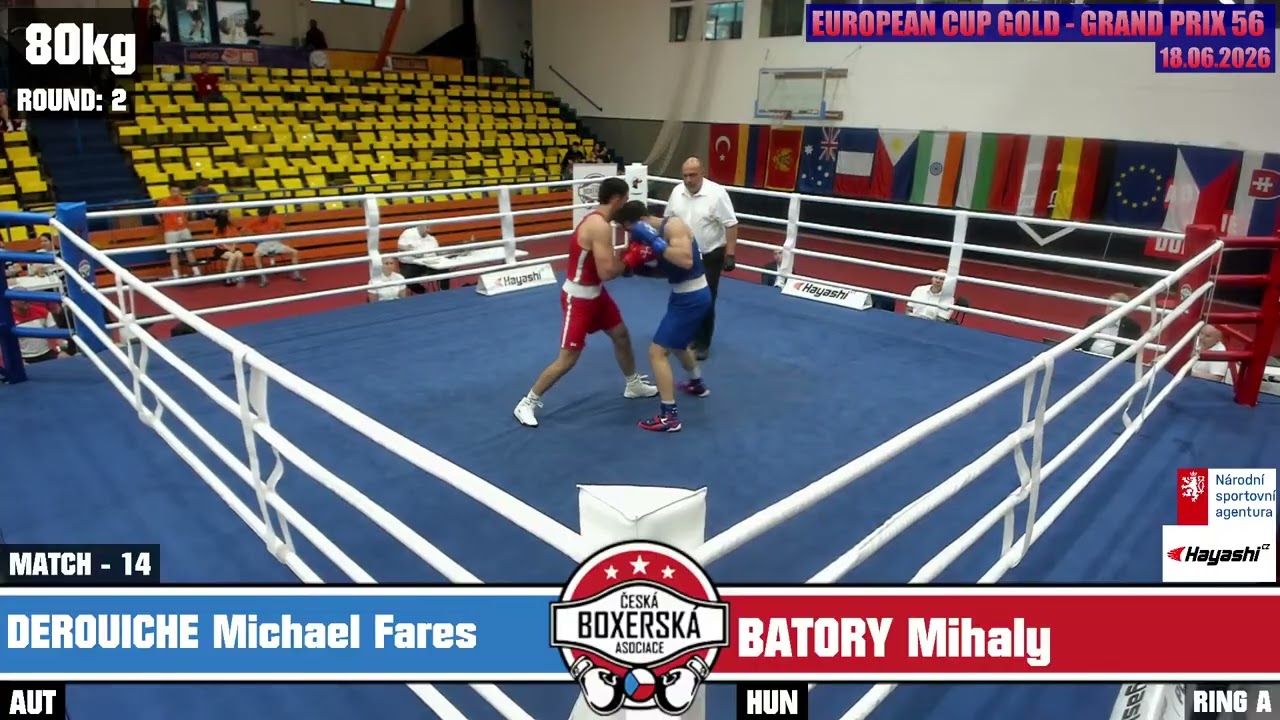 Fares Derouiche (AUT) vs. Mihaly Bátori (HUN) Grand Prix Ústí nad Labem 2026 (85kg)