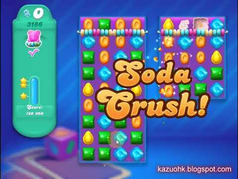 Candy Crush Soda Saga Level 3186 ✅ No boosters ✔ Walkthrough Gameplay
