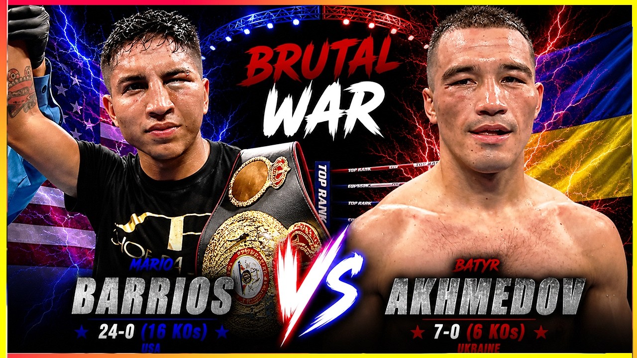 BRUTAL WAR That Shocked The World | Mario Barrios vs Batyr Akhmedov