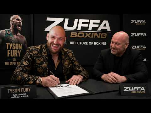 TYSON FURY SIGNS WITH ZUFFA BOXING?!!!! 😱😱😱 ANTHONY JOSHUA FIGHT IN JEOPARDY???