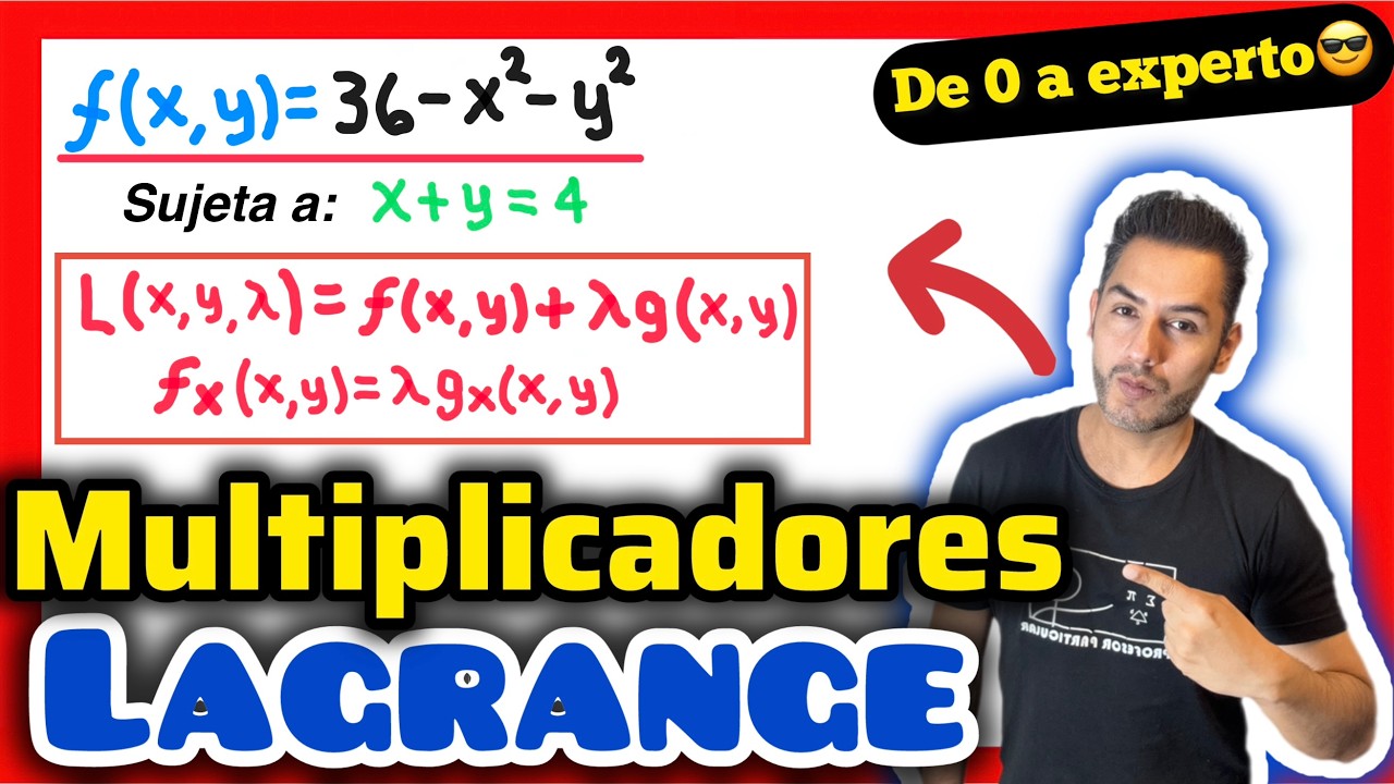 ✅MULTIPLICADORES DE LAGRANGE Ejercicios Resueltos (𝙉𝙤 𝙈á𝙨 𝙍𝙚𝙥𝙧𝙤𝙗𝙖𝙧 𝘾á𝙡𝙘𝙪𝙡𝙤 😎🫵💯)