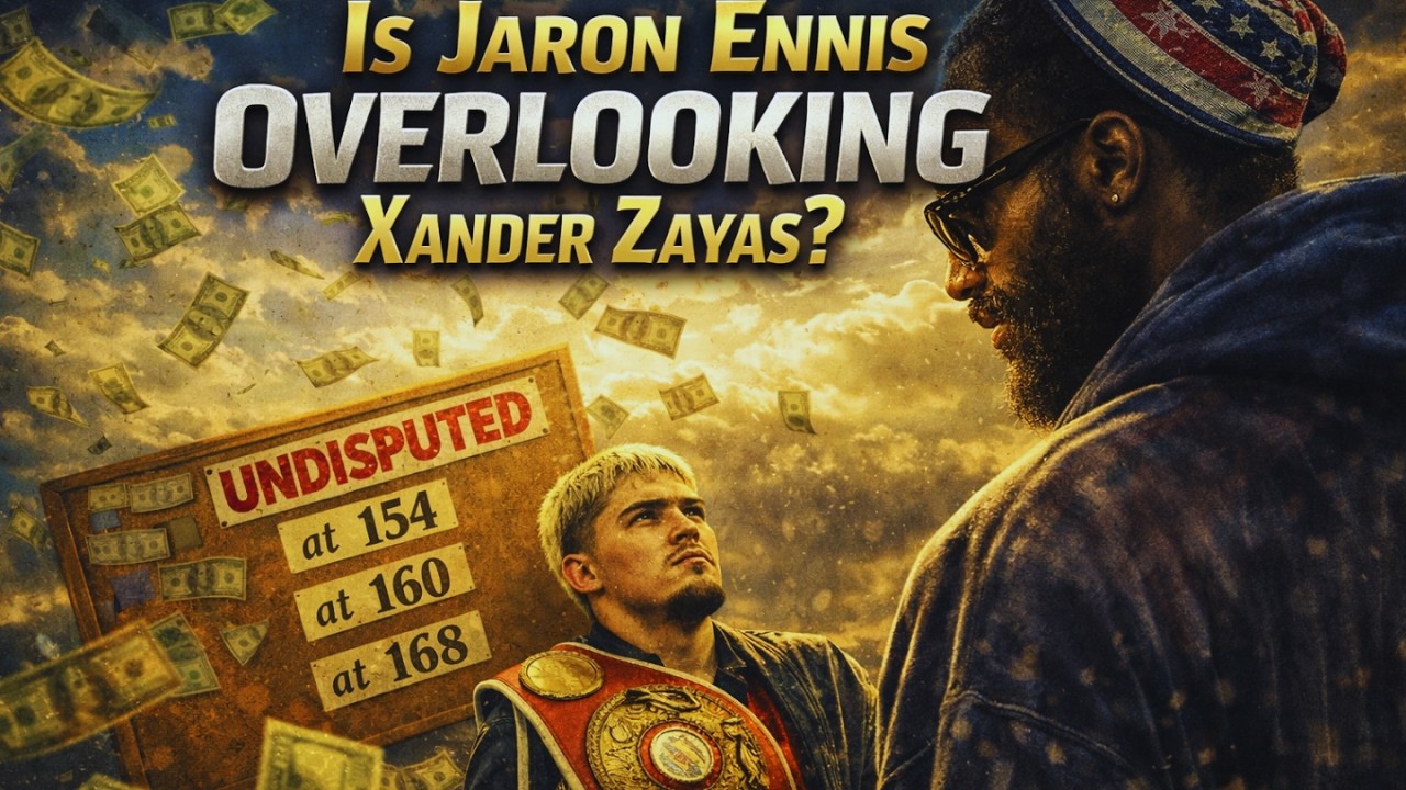 Is Jaron Boots Ennis Making a MASSIVE Mistake Against Xander Zayas? background