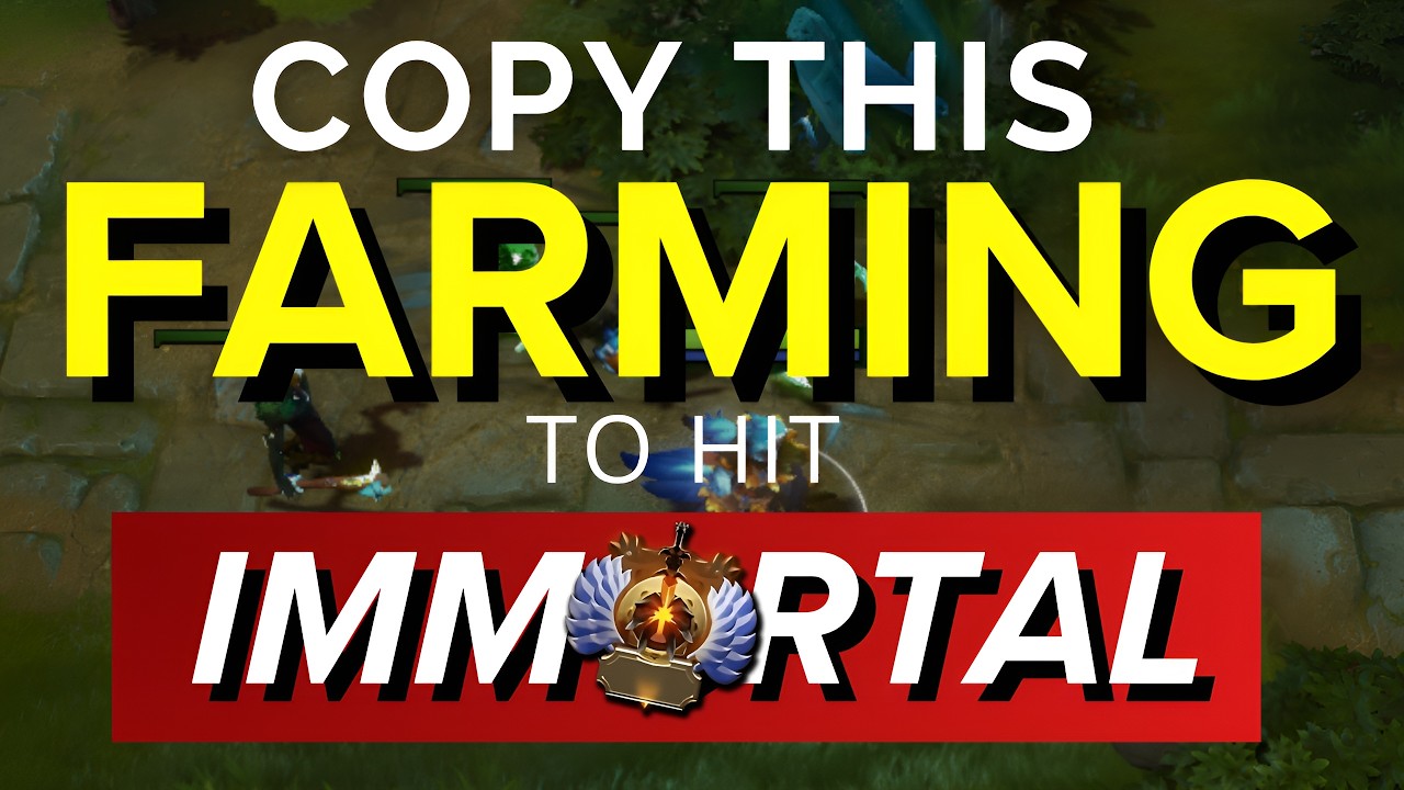 The BEST Farming Pattern Pros Use to Farm FASTER Than You - Dota 2 background