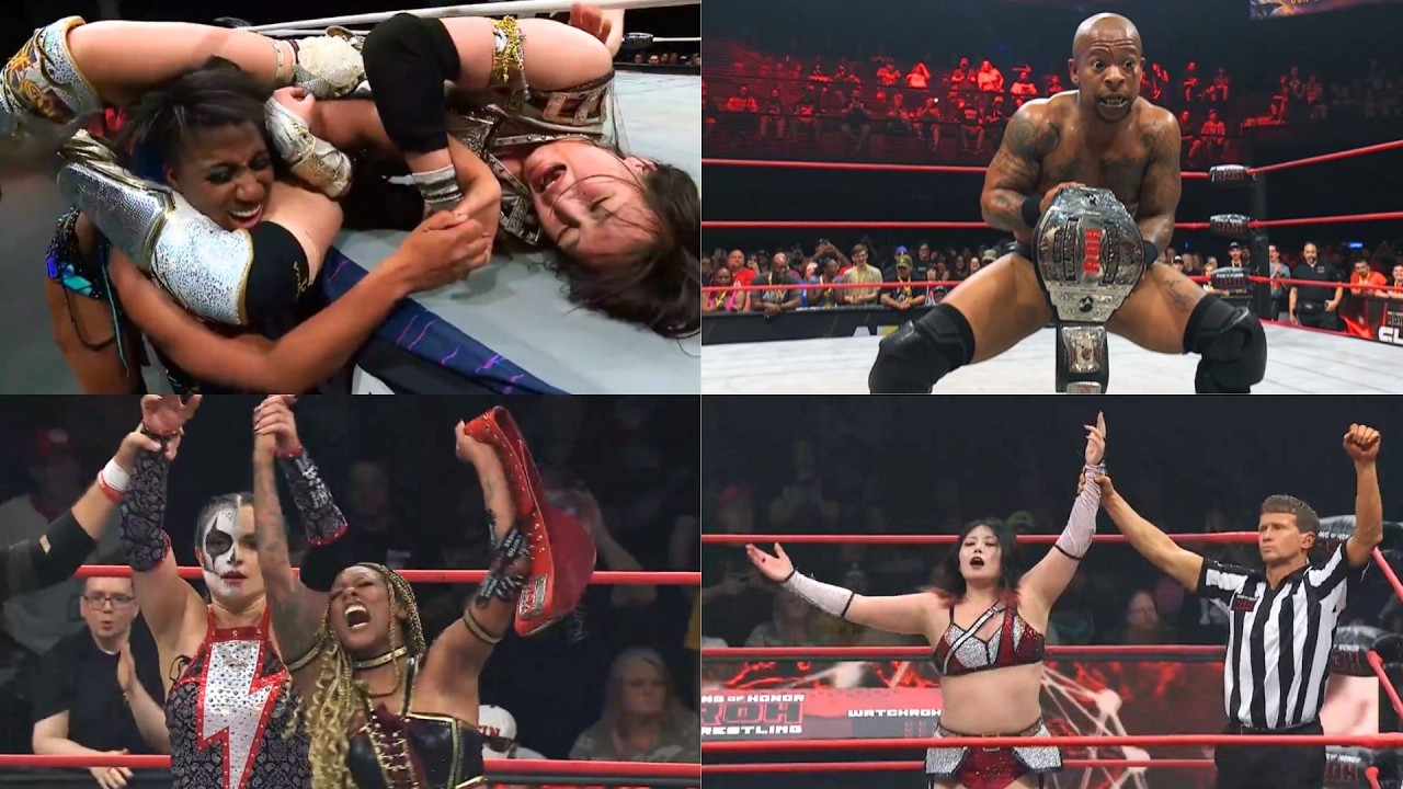 ROH x CMLL x STARDOM Global Wars: Cincinnati 6/18/26 Results- Athena Retains, Lio Rush Becomes Champ