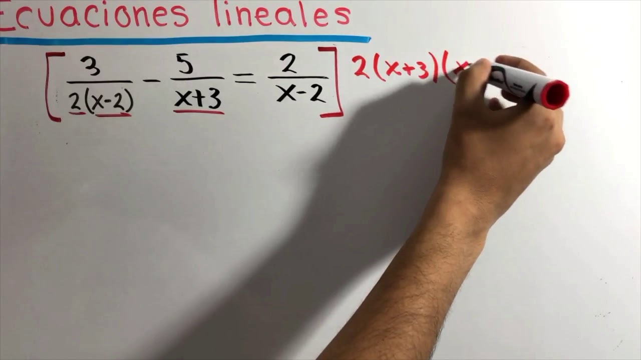ECUACIONES LINEALES Ejercicios Resueltos