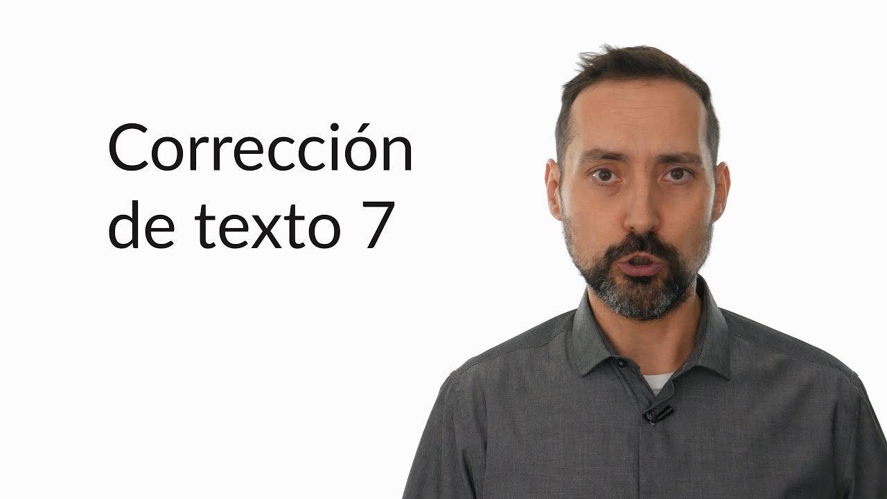 Corrección de texto
