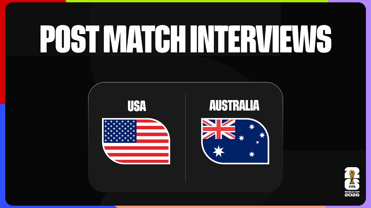 Post-Match Player Interviews: USA 2-0 Australia