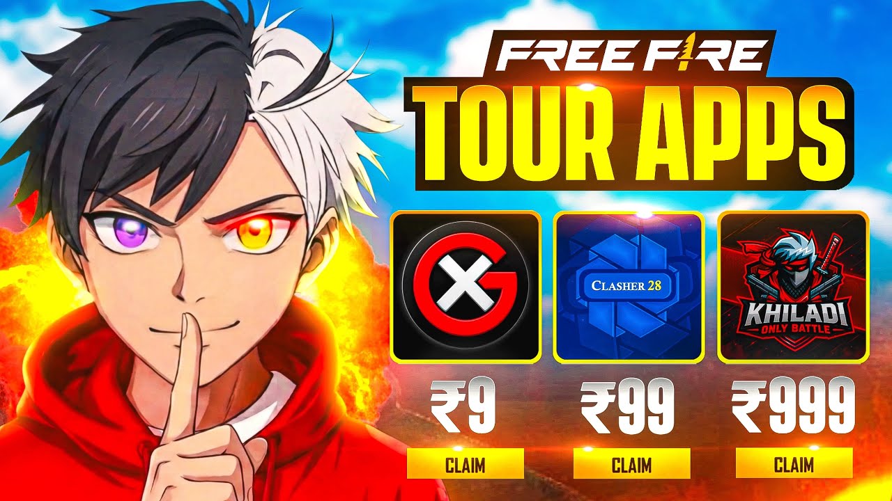 I Tried 3 Free fire Tournament App π± For Earn Money βοΈ background