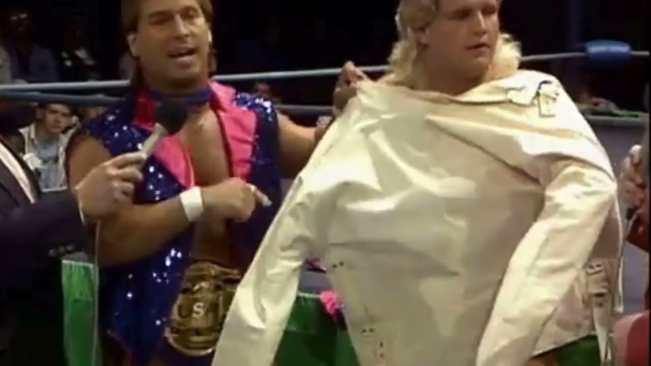 The Midnight Express Attacks The Fantastics. NWA 1988