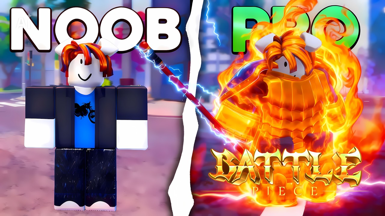 Going From NOOB To PRO In NEW Roblox Anime Game.. (Battle Piece)