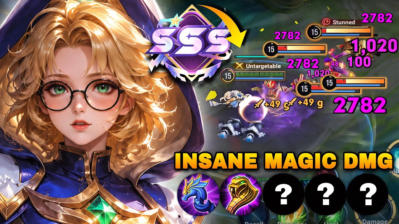 TOP 1 ANNETTE INSANE MAGIC DAMAGE SPAMMING SKILLS IN MID LANE! | HONOR OF KINGS