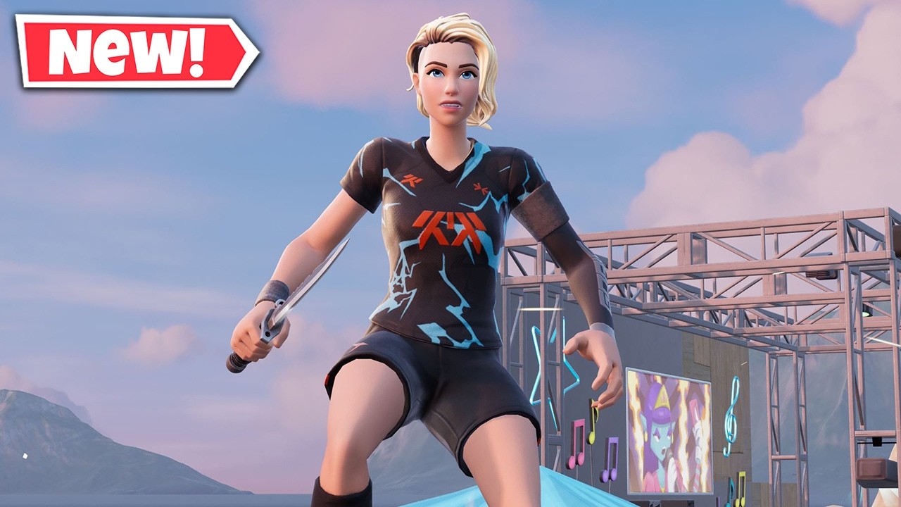 NEW GOAL GETTER Skin Gameplay In Fortnite! background