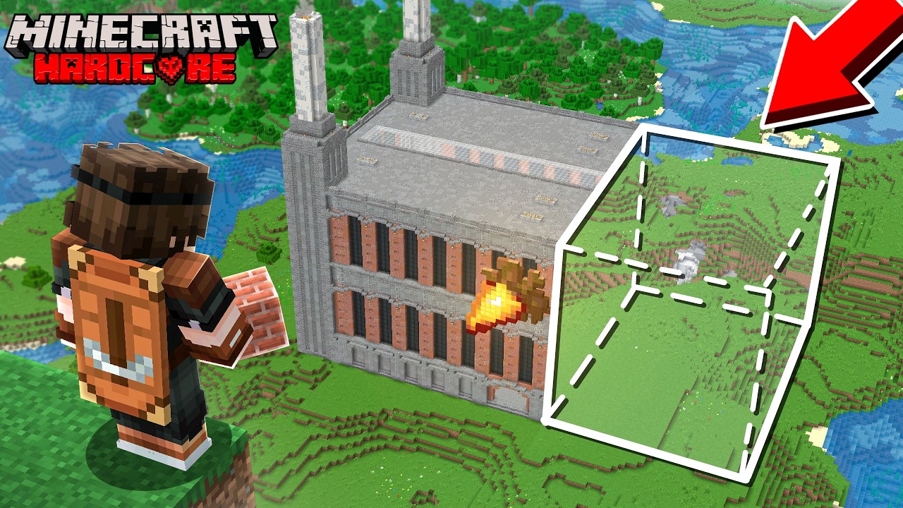 Men OLTIN SABZI FABRIKASINI Minecraft Hardkorda qurdim!