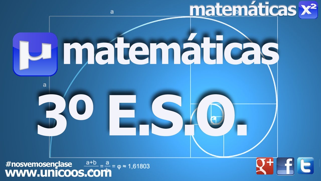MATEMATICAS de 3º ESO