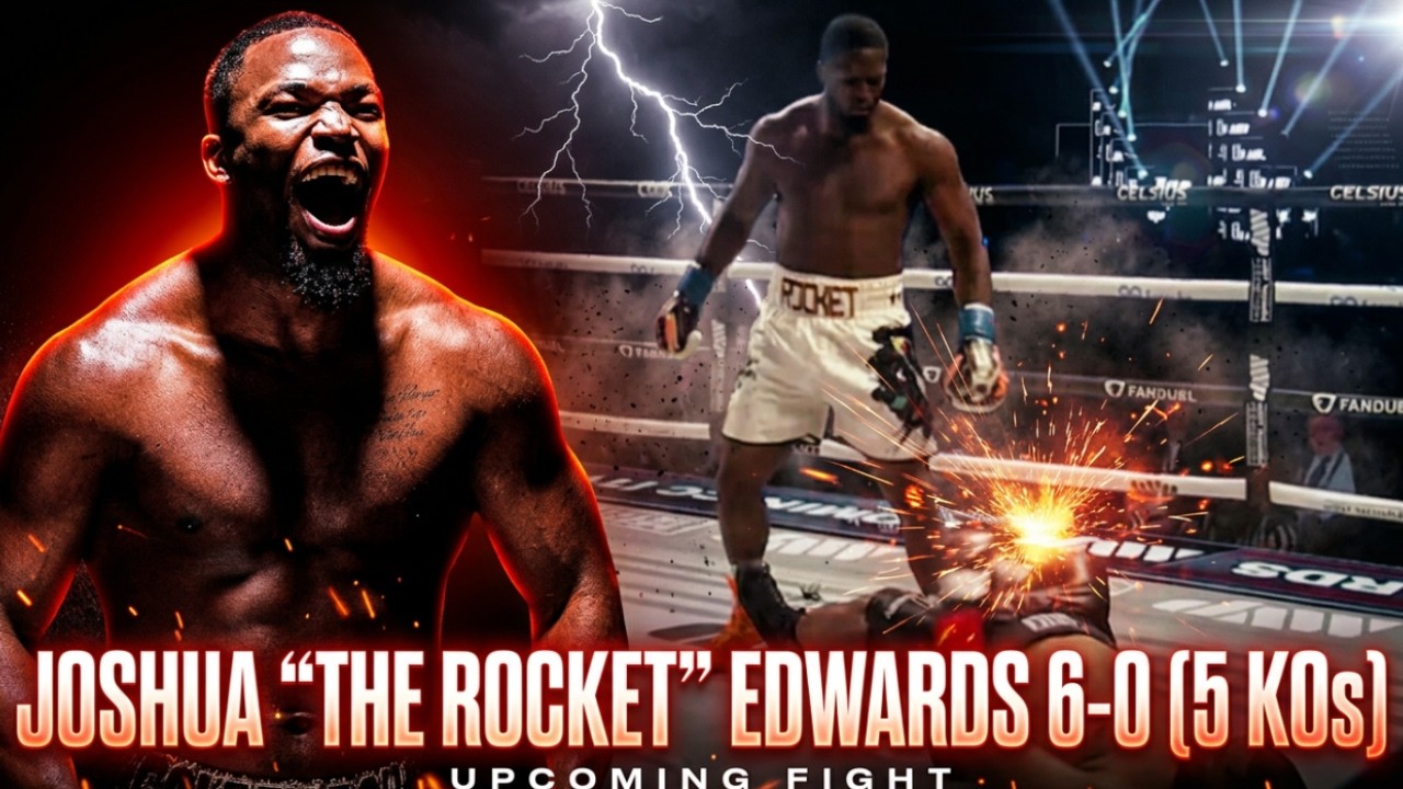 Can Anyone Stop The Rocket ๐. Joshua Edwards (6-0, 5 KOs) Next Fight Details! background
