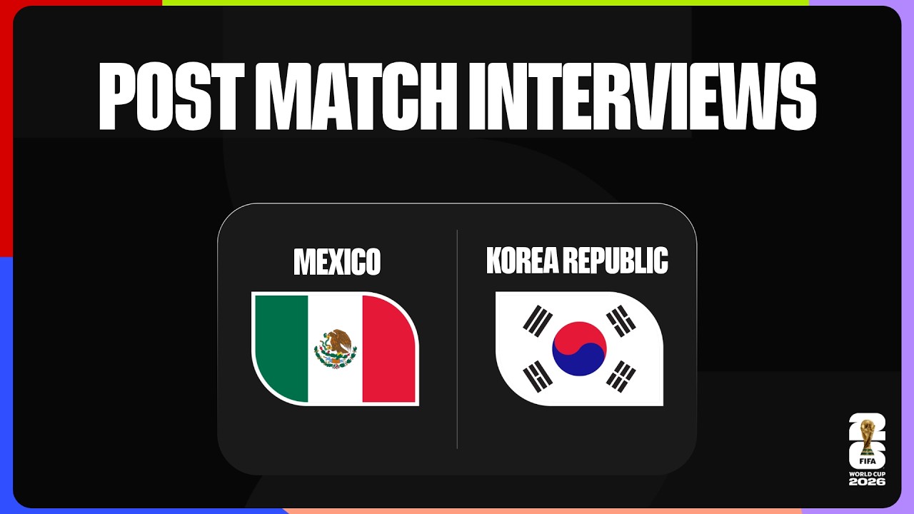 Post-Match Interviews: Mexico 1-0 Korea Republic