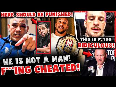Alex Pereira FURIOUS + GOES OFF on Ciryl Gane & Herb Dean! Sean O'Malley PISSED OFF at UFC!