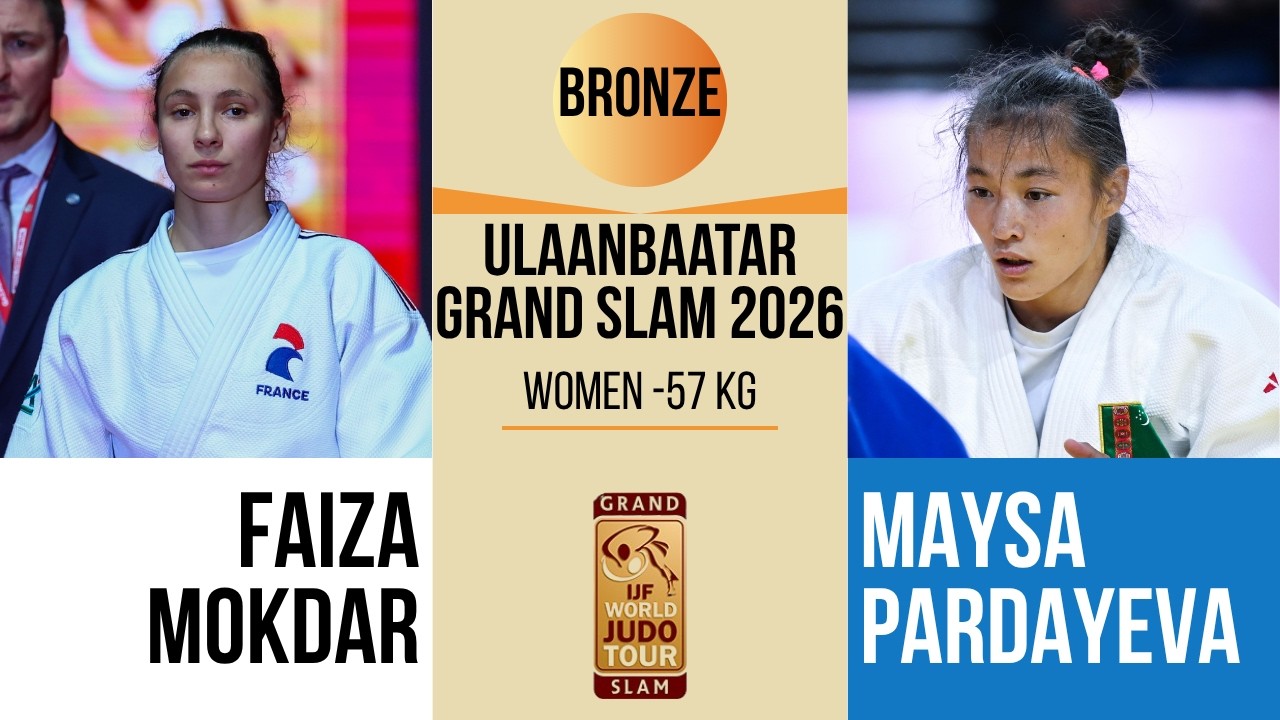 Maysa PARDAYEVA VS Faiza MOKDAR | Ulaanbaatar Grand Slam 2026 | BRONZE -57 kg background