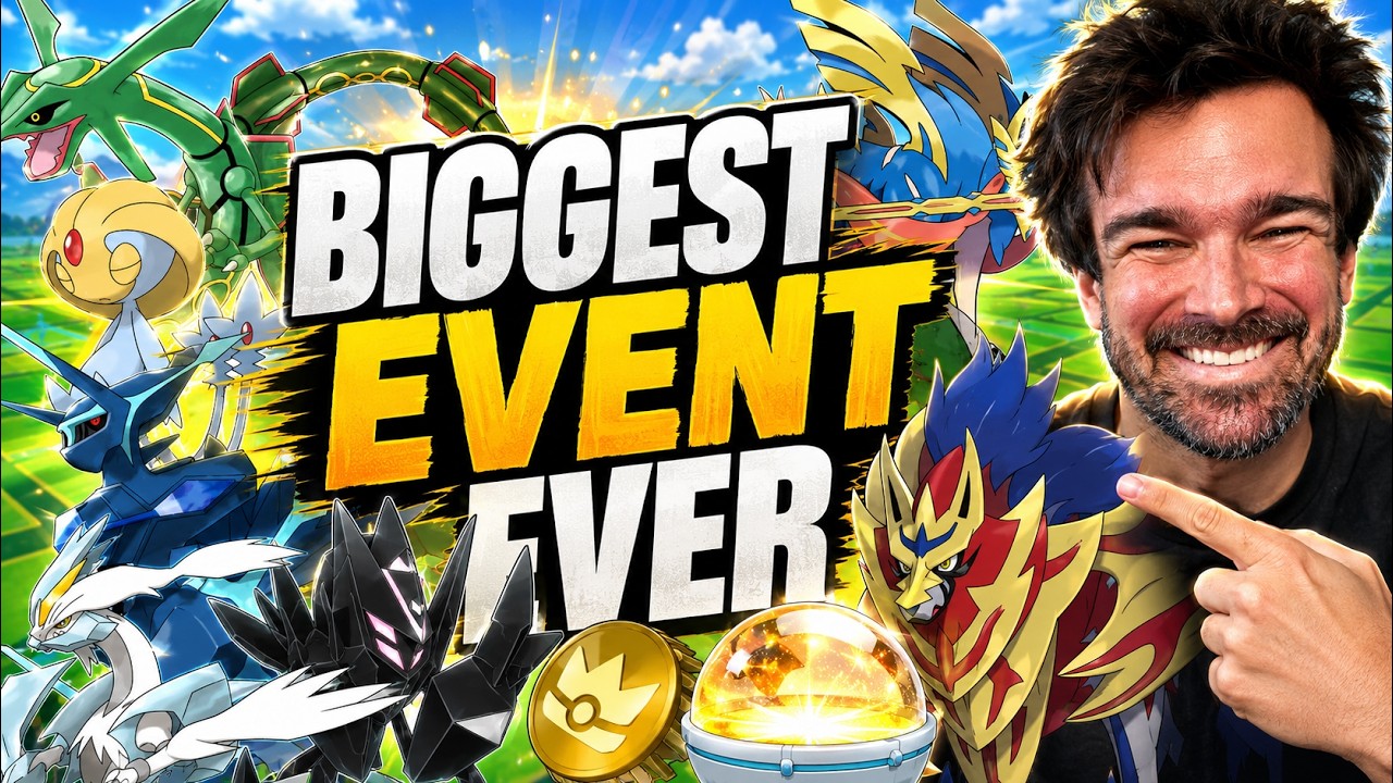 Road of Legends Pokemon GO: EVERY Legendary Returns, Primals, Fusions & FREE Lucky Trinket background