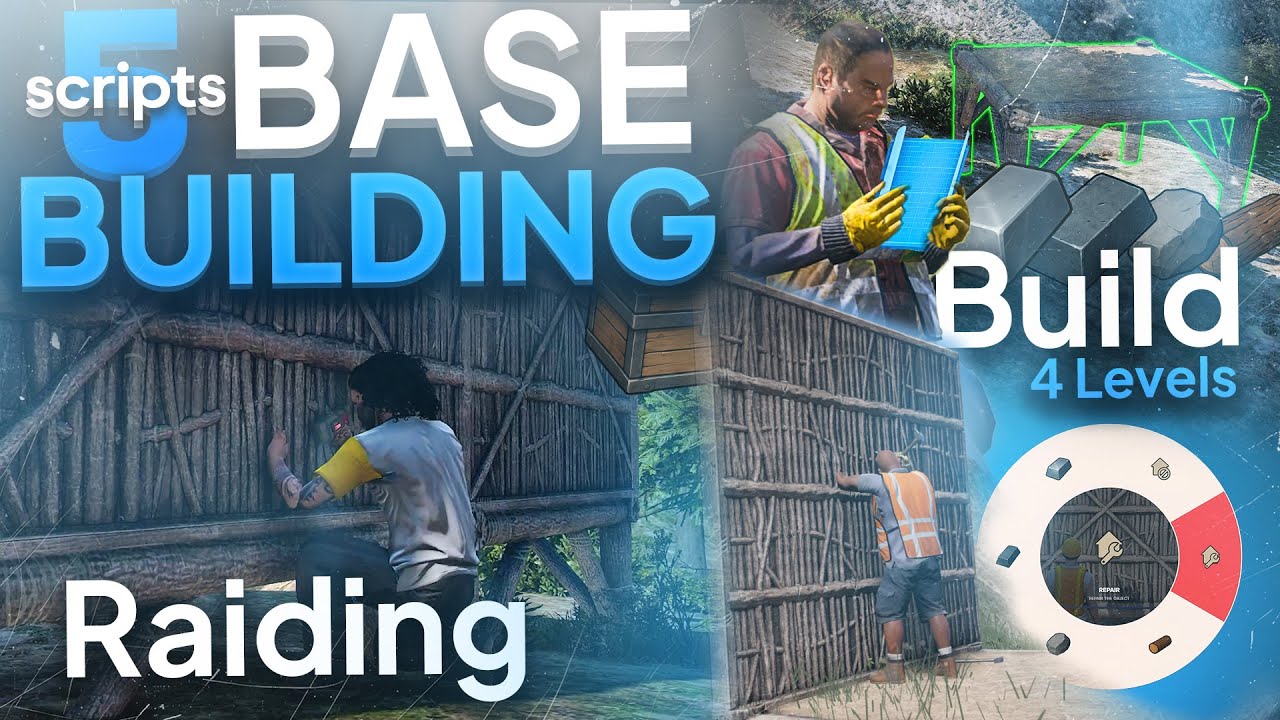 Base Building for FiveM | Survival Building & Raiding System background