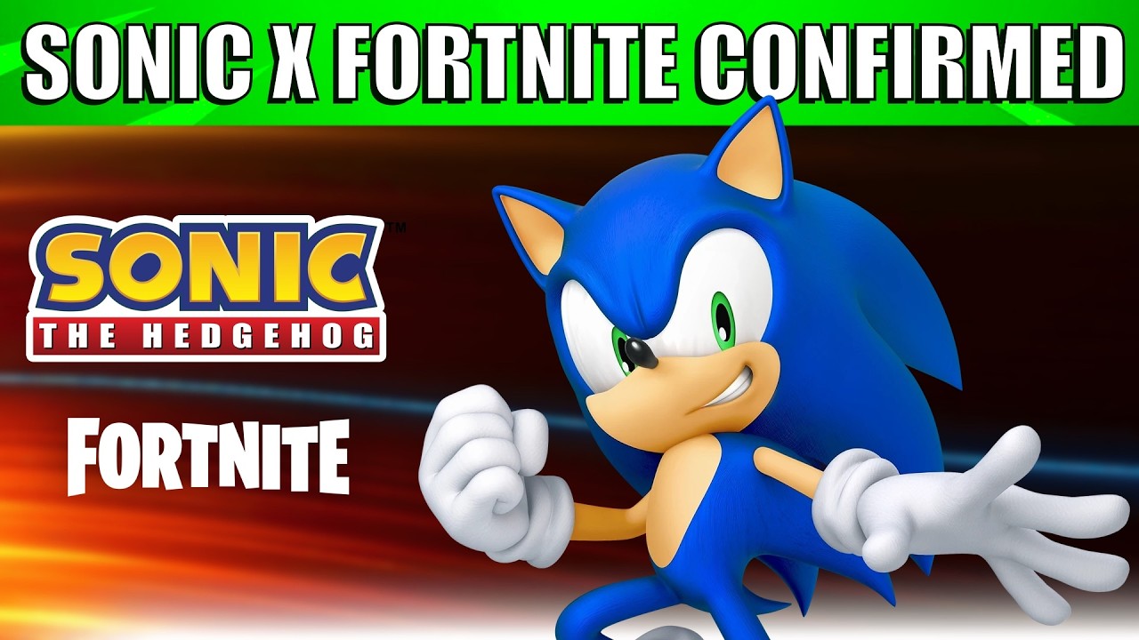 Sonic X Fortnite Collaboration OFFICIALLY ANNOUNCED
