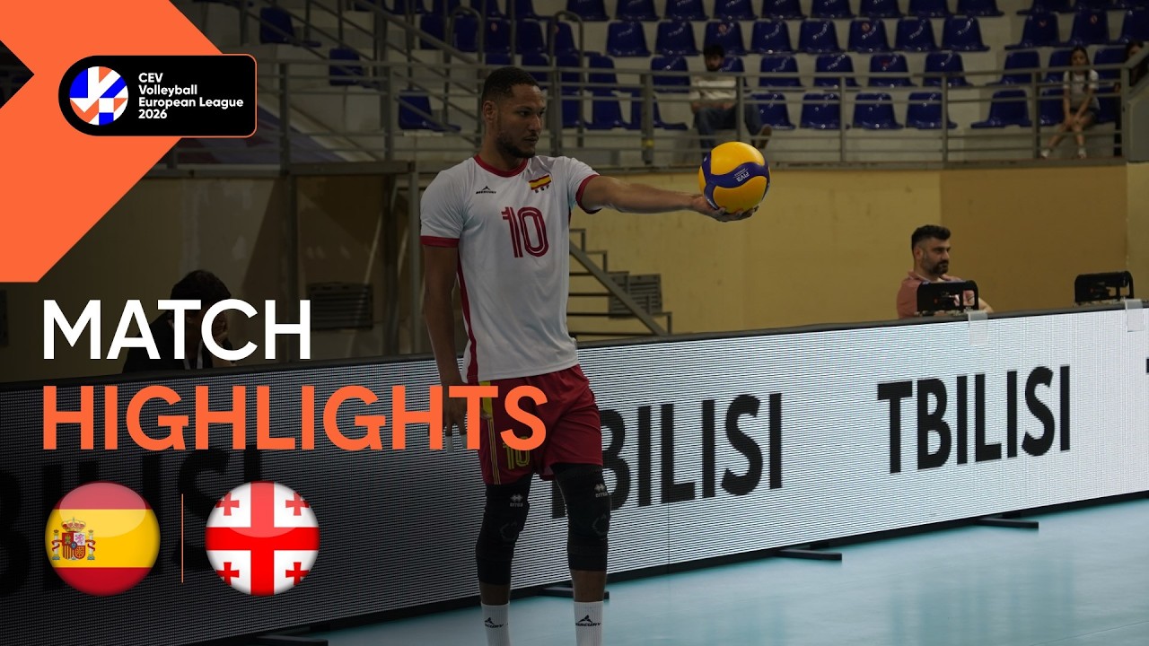 Highlights | Spain vs. Georgia | CEV Volleyball European League 2026 | Women
