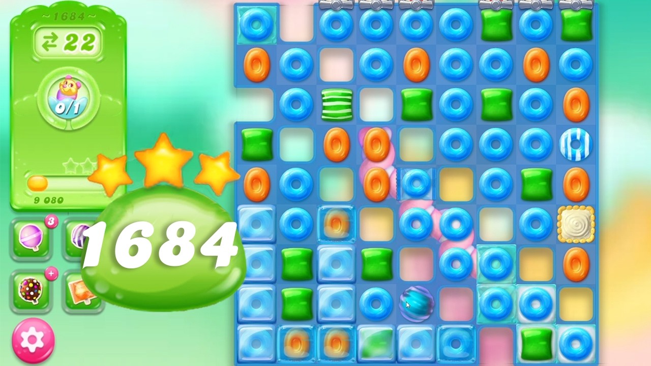 Candy Crush Jelly Saga Level 1684 || 3 Stars πππ