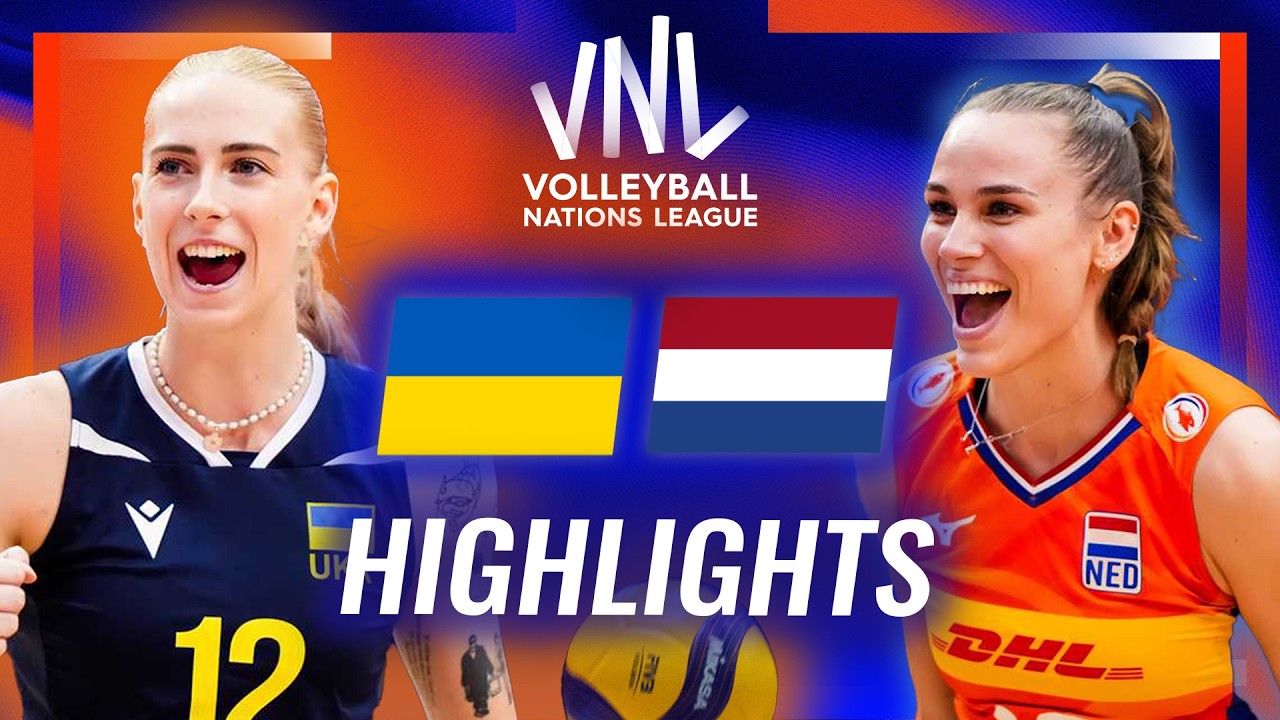 Ukraine πΊπ¦ vs. Netherlands π³π± - Highlights | Week 2 | Women's VNL 2026