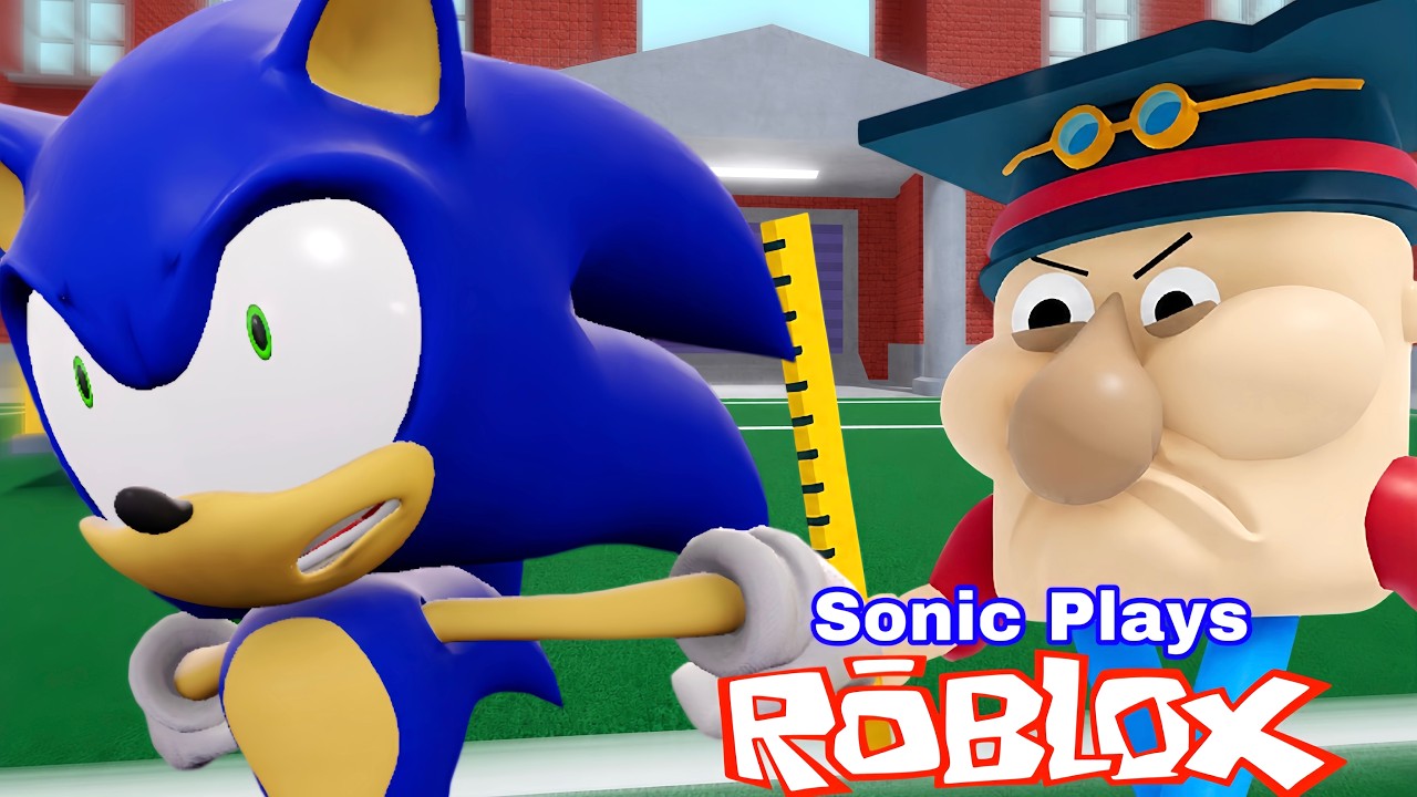 Sonic Plays: ROBLOX Epic School Escape !!!