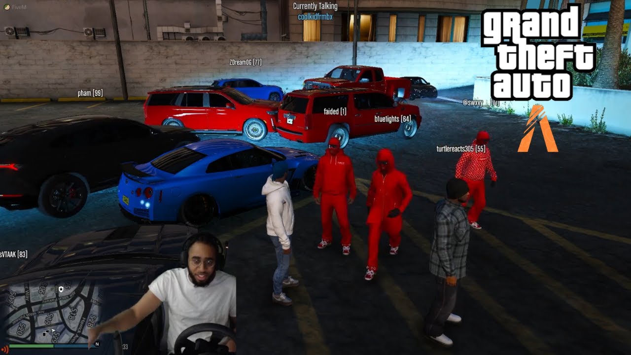 I got chased by FAKE, SUS gang members lmaooo - GTA FiveM