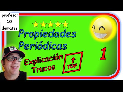 🔝 PROPIEDADES PERIÓDICAS de los elementos y su variación en la tabla periódica 🔥 Química 2º bachillerato y universidad