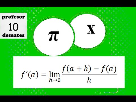 Definición de derivada ejercicios resueltos