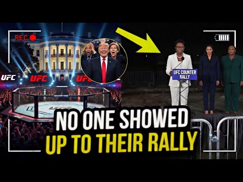 Democrats HUMILIATED as Their Anti-Trump ‘UFC Freedom 250’ Rally FAILS MISERABLY!!!!