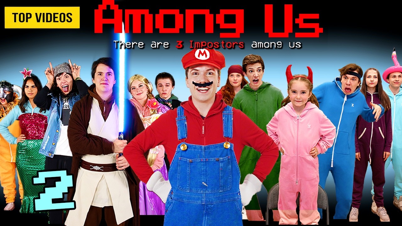 The Among Us In Real Life BINGE 2 background