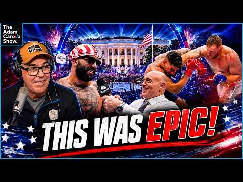 Adam Carolla Reacts to the UFC White House Freedom 250 Event