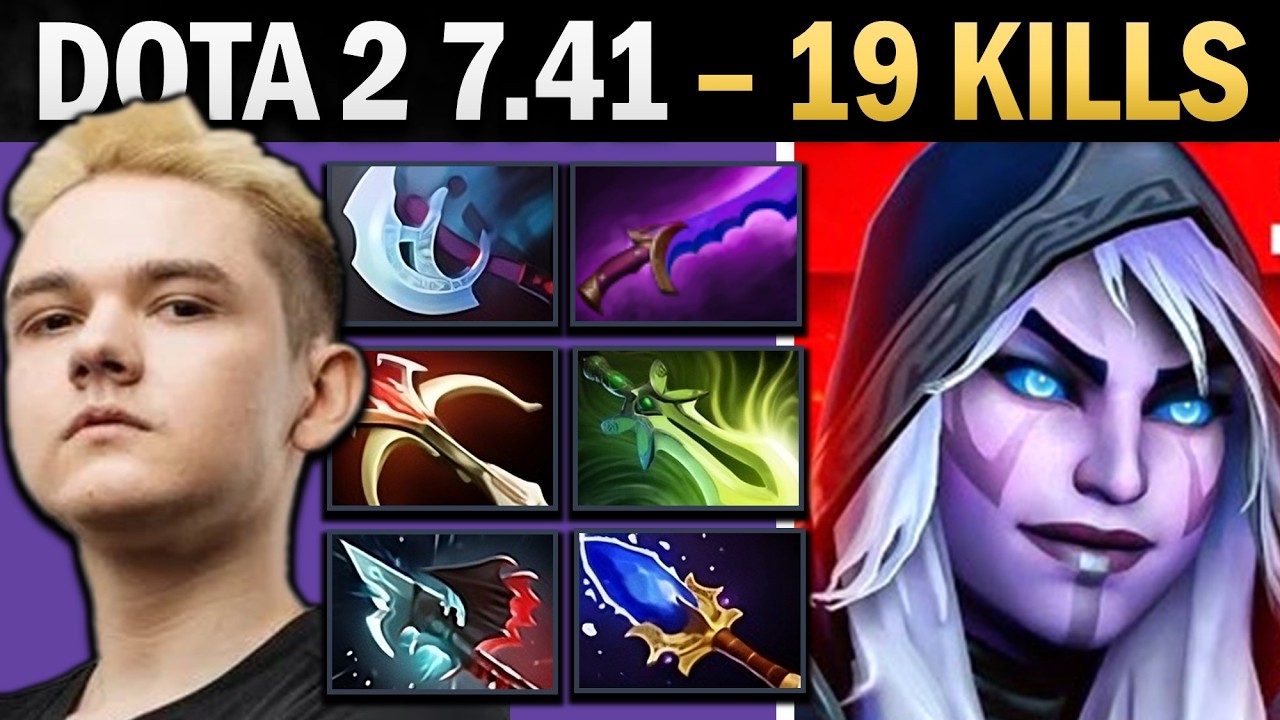 Drow Ranger Dota 2 7.41 with 19 Kills and 950 GPM - Dota Gameplay background
