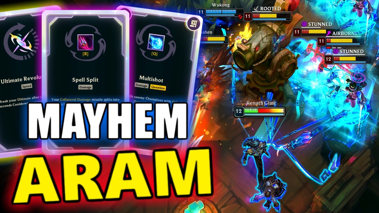ARAM MAYHEM 20 Minutes LoL FUN MOMENTS #587
