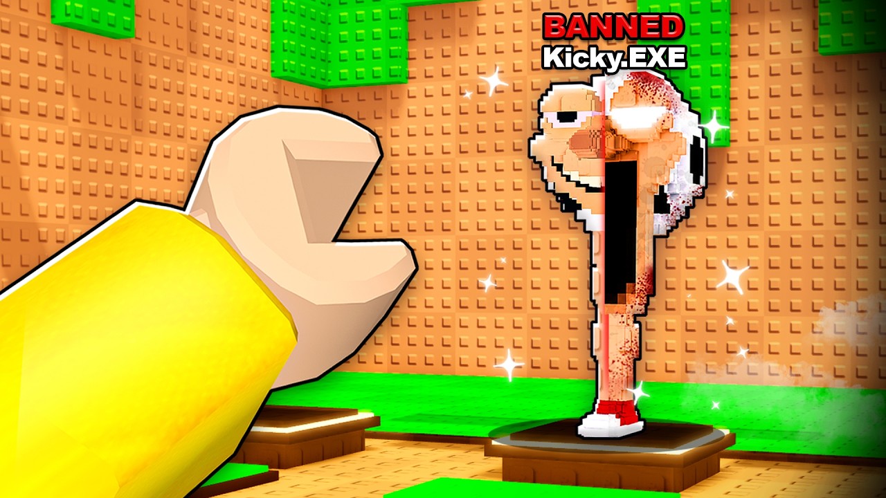 Kick A Lucky Block, But Anything I Touch Turns BANNED!