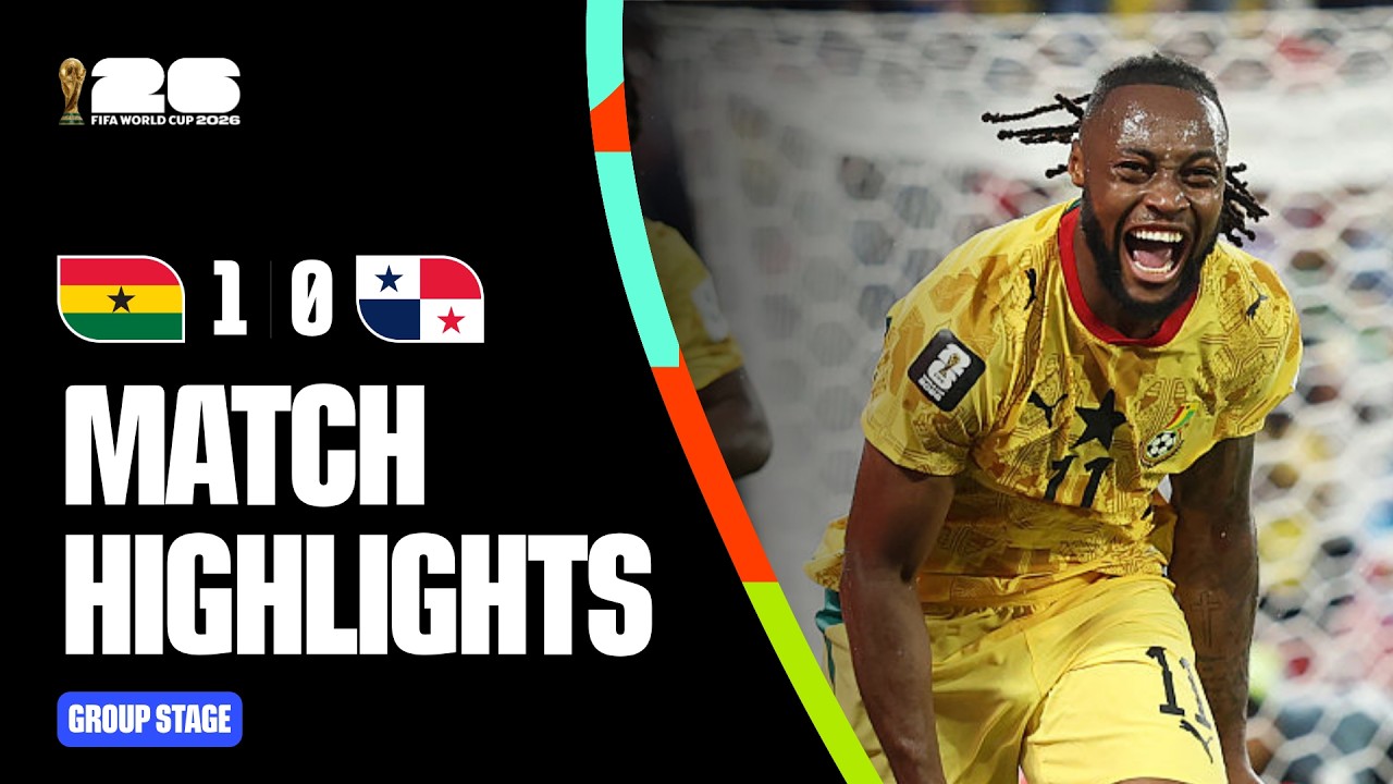 Highlights | Ghana 1-0 Panama | FIFA World Cup 2026™ background