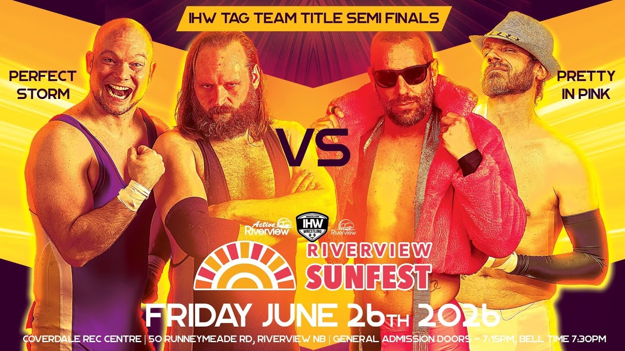 Perfect Storm prepares for their Tag Team Championship Semi Final match against Pretty in Pink background