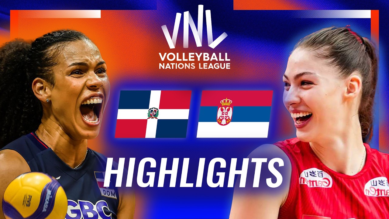 Dominican Republic ๐ฉ๐ด vs. Serbia ๐ท๐ธ - Highlights | Week 2 | Women's VNL 2026
