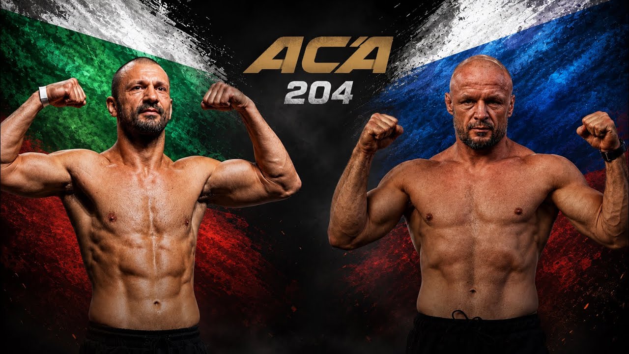 ACA 204: Никола Дипчиков vs. Александр Шлеменко | СЕГОДНЯ | Омск, Россия background