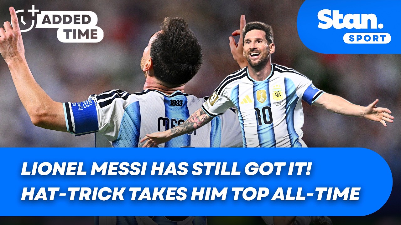 ENCARA MESSI: hat-trick at 38, Mbappe World Cup mode activated and USAAUS | Added Time World Cup EP6