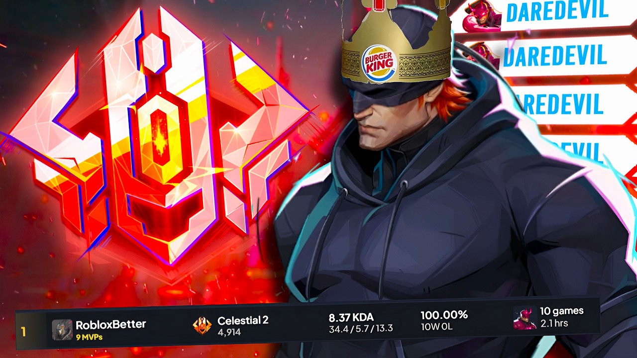 What a RANK #1 DAREDEVIL GAME looks like (34 FINALS) | Marvel Rivals