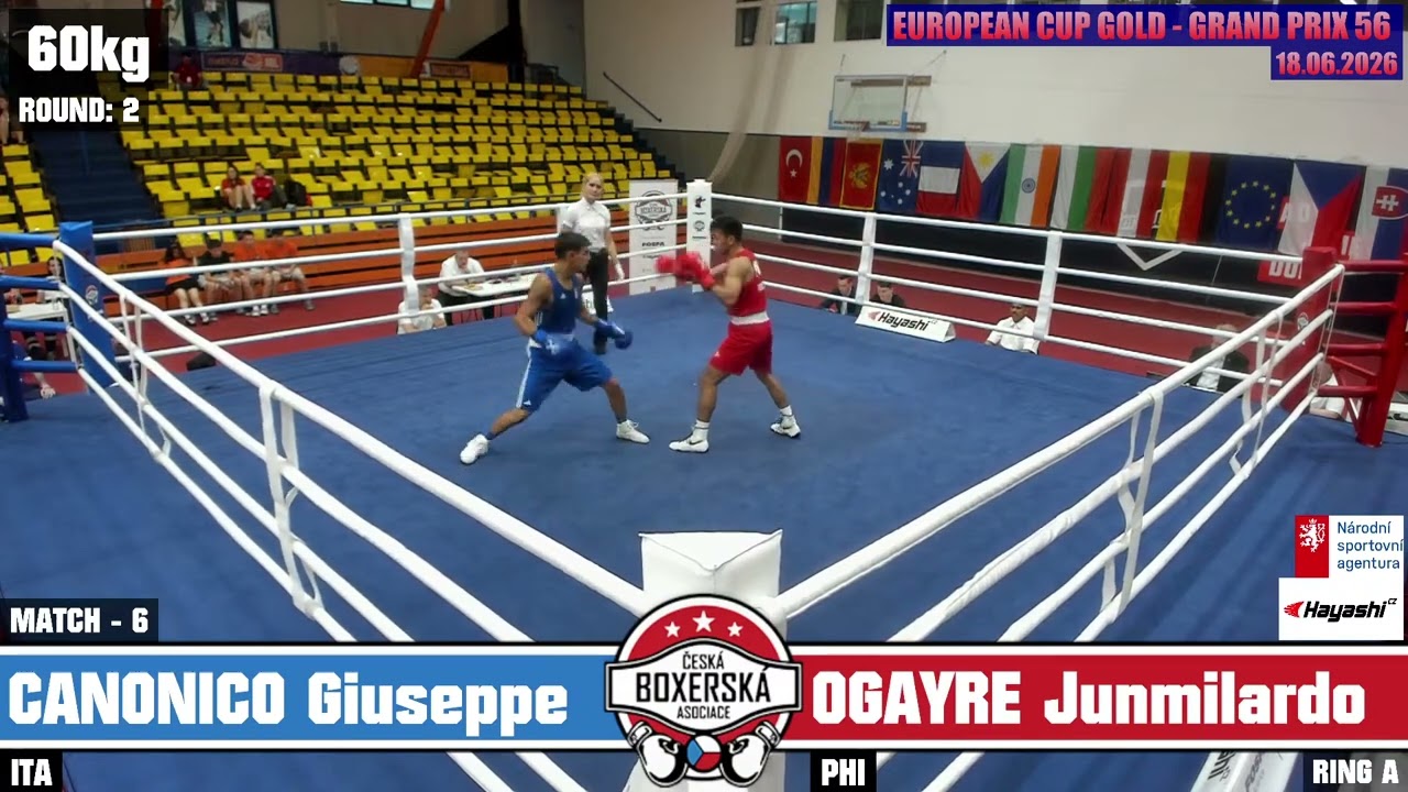 Junmilardo Ogayre (PHI) vs. Giuseppe Canonico (ITA) Grand Prix Ústí nad Labem 2026 QF's (60kg)