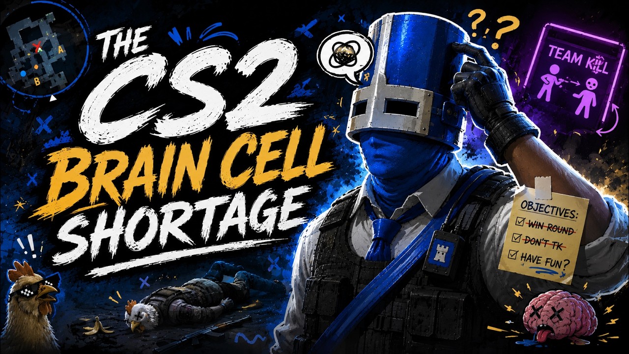 The CS2 Brain Cell Shortage | CS2 Funny Moments background
