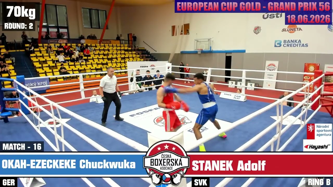 Adolf Staněk (SVK) vs. Chukwuka Okoh-Ezeokeke (GER) Grand Prix Ústí nad Labem 2026 QF's (70kg)