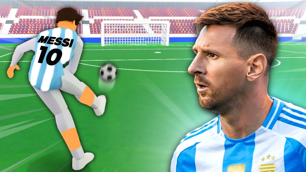LIONEL MESSI in Realistic Street Soccer! (Roblox)